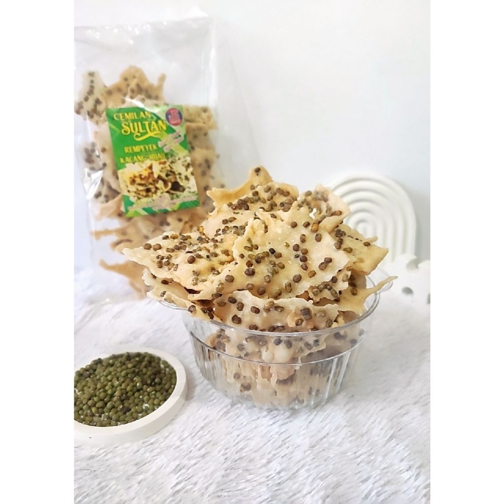 

Kripik Rempeyek Kacang Hijau 200g Renyah Gurih Cemilan Sultan Viral Kebumen Oleh-oleh Kebumen