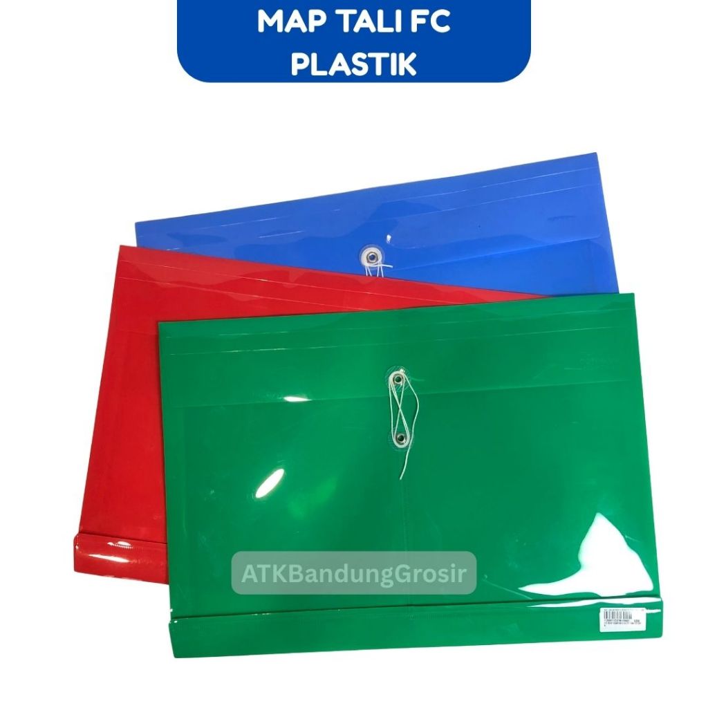 

Map Amplop Tali Dokumen Plastik FC Berwarna Horizontal / Landscape - SATUAN