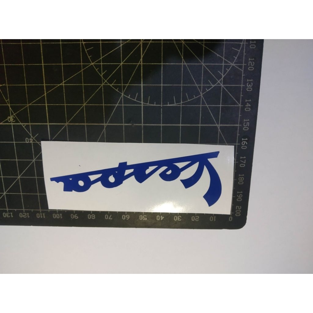 stiker cutting vespa