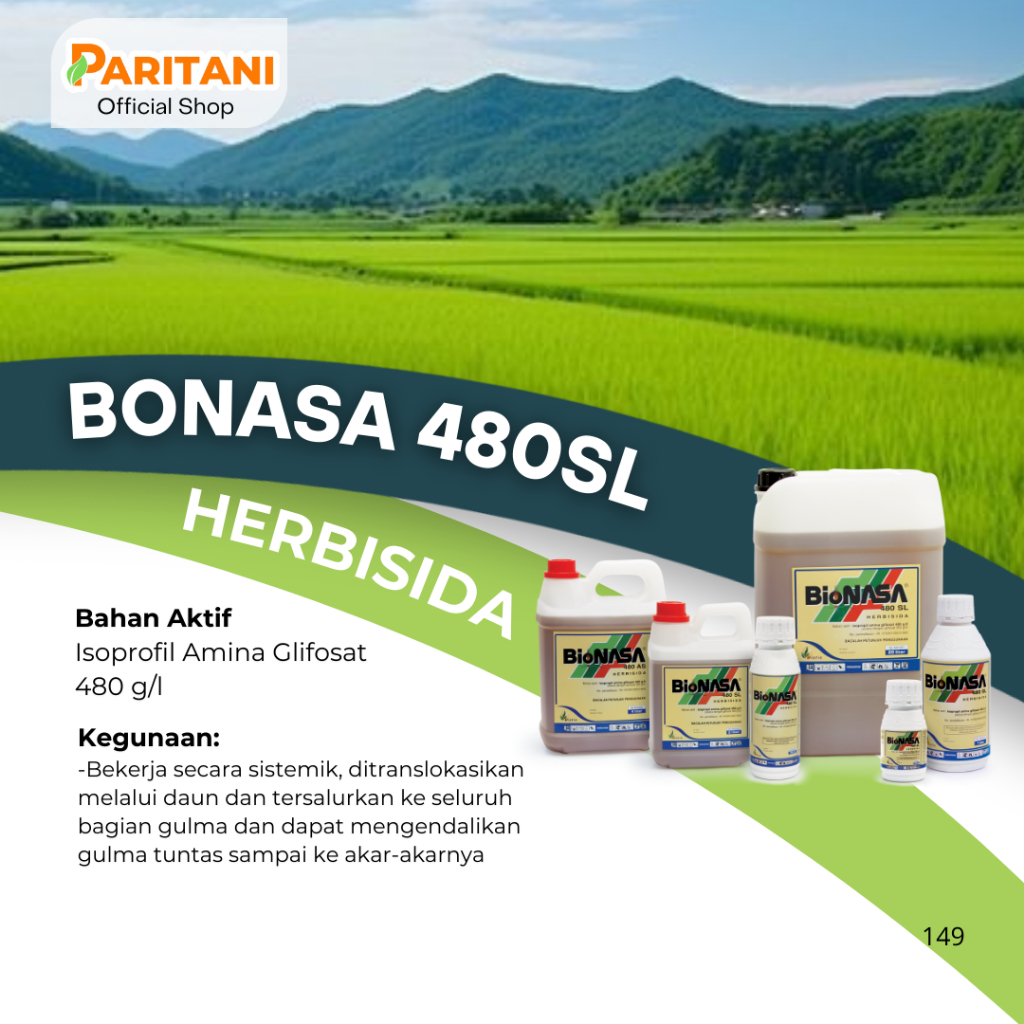 Habisida Bionasa 480 SL 4 Liter / Bionasa Racun Rumput