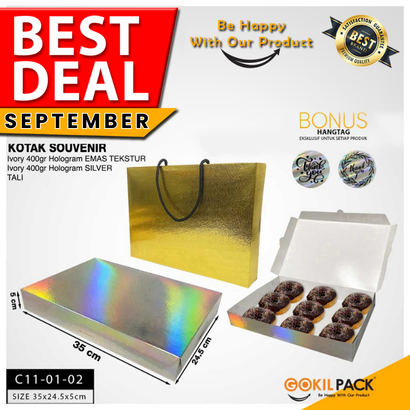 

Kotak Kue|Hologram|Donat|Cemilan|Cake|Kado|Dus|Murah|Box|Packaging|C11