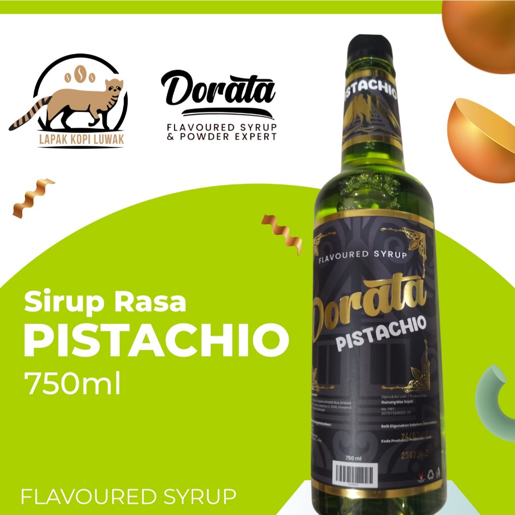 

Dorata Syrup rasa Pistachio