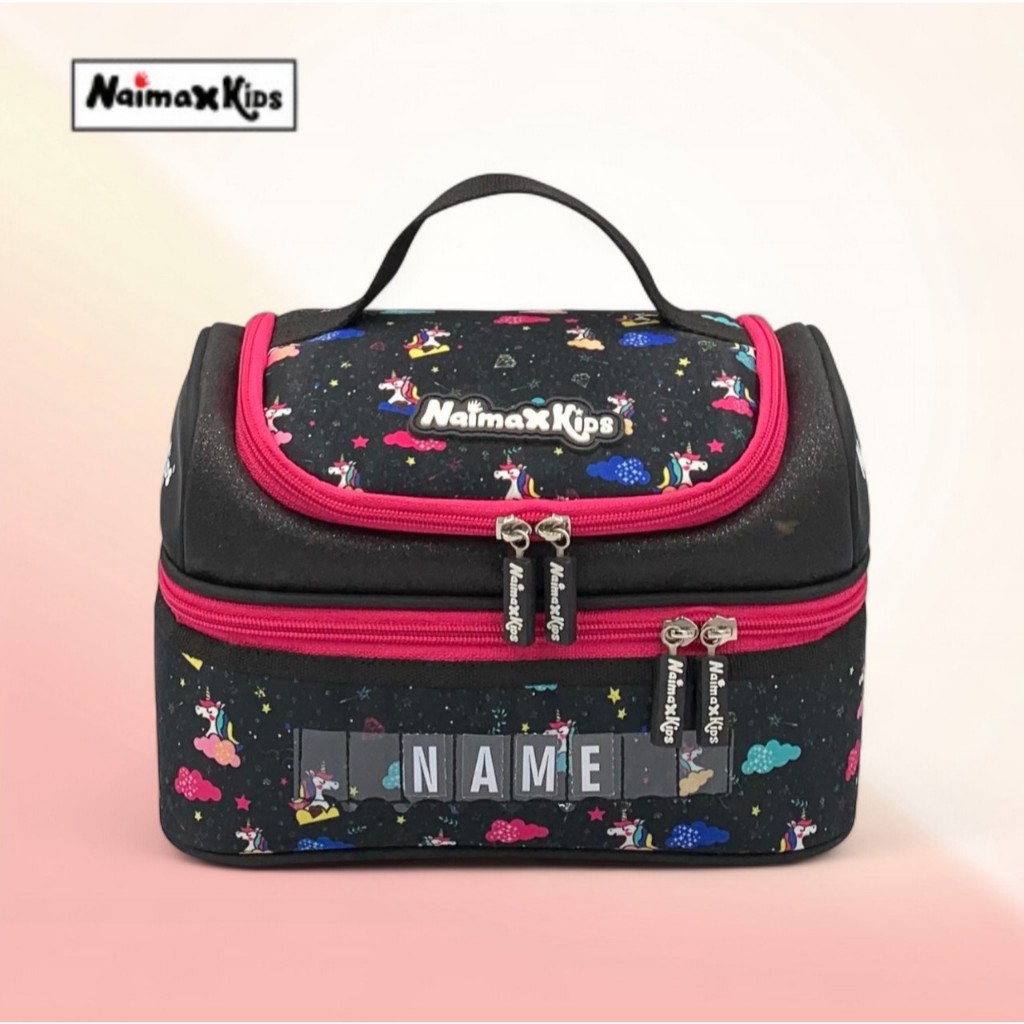 Naimax Kids Tas Bekal Anak Perempuan Karakter Dreamy Unicorn | Tas Bekal Anak Lucu Kekinian