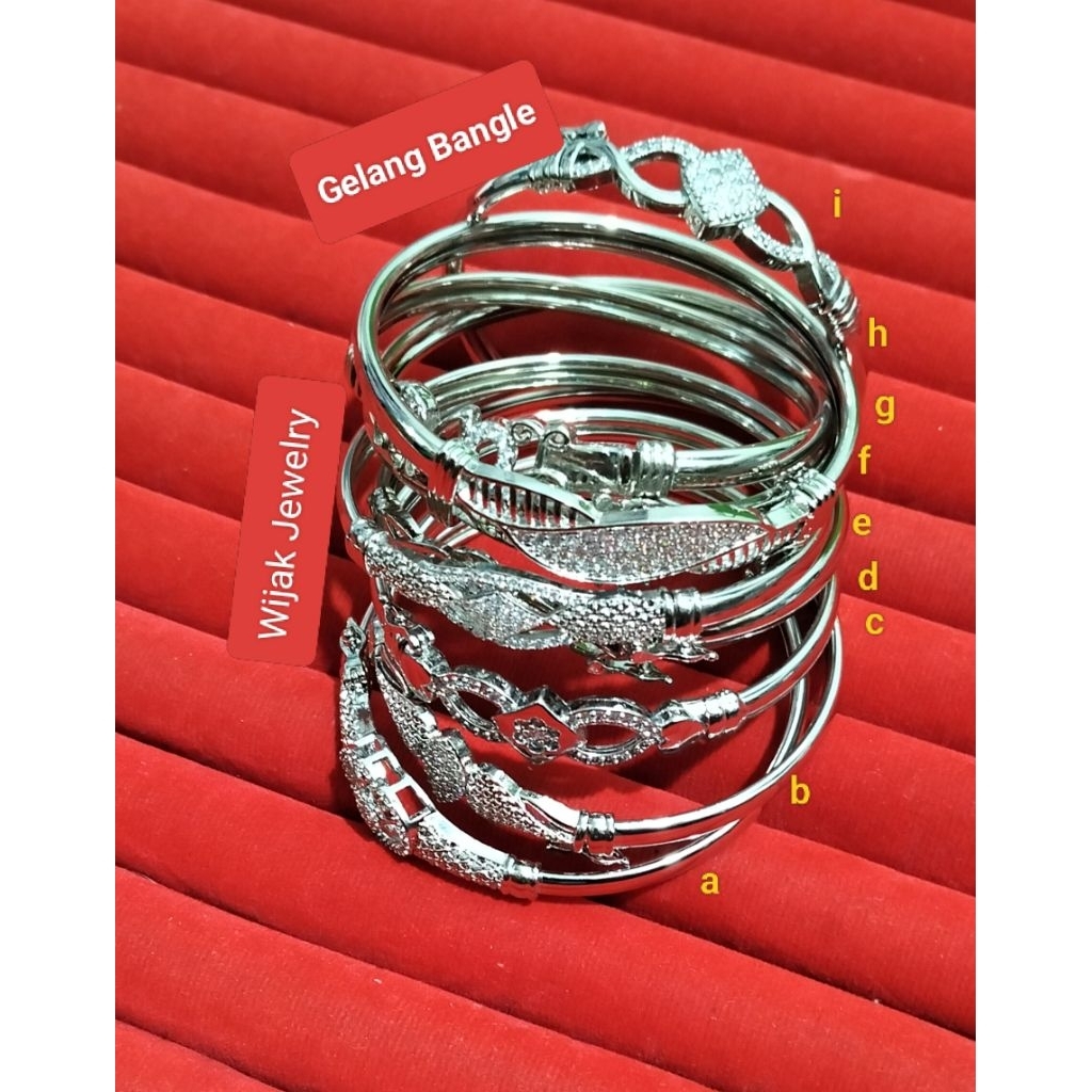 Gelang Bangle Wanita Xuping Silver