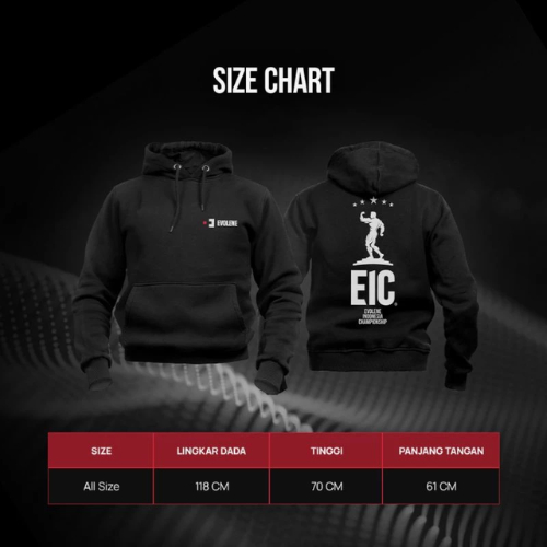 HOT PRODUCT Hoodie Evolene Spesial Edition Hitam - Evolene HOODIE Jaket Evolene