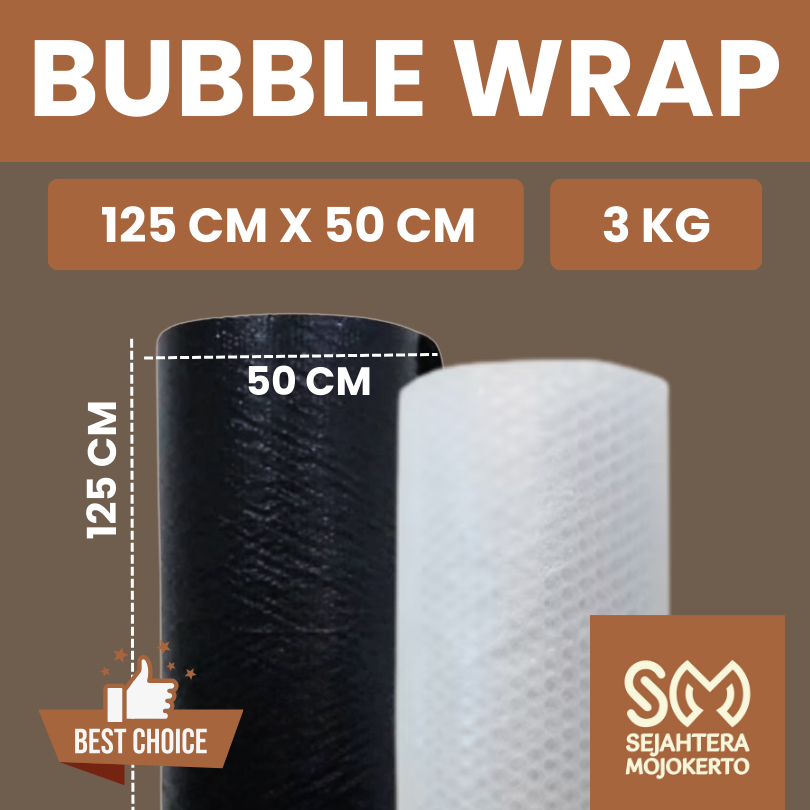 

Bubble Wrap Termurah Berat 3kg Ukuran 125x50 cm