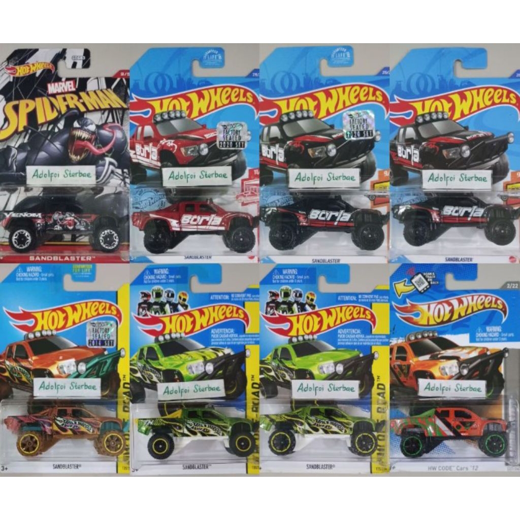 hotwheels hot wheels sandblaster sand blaster factory sealed hw hot trucks hw code cars '12 hw off r
