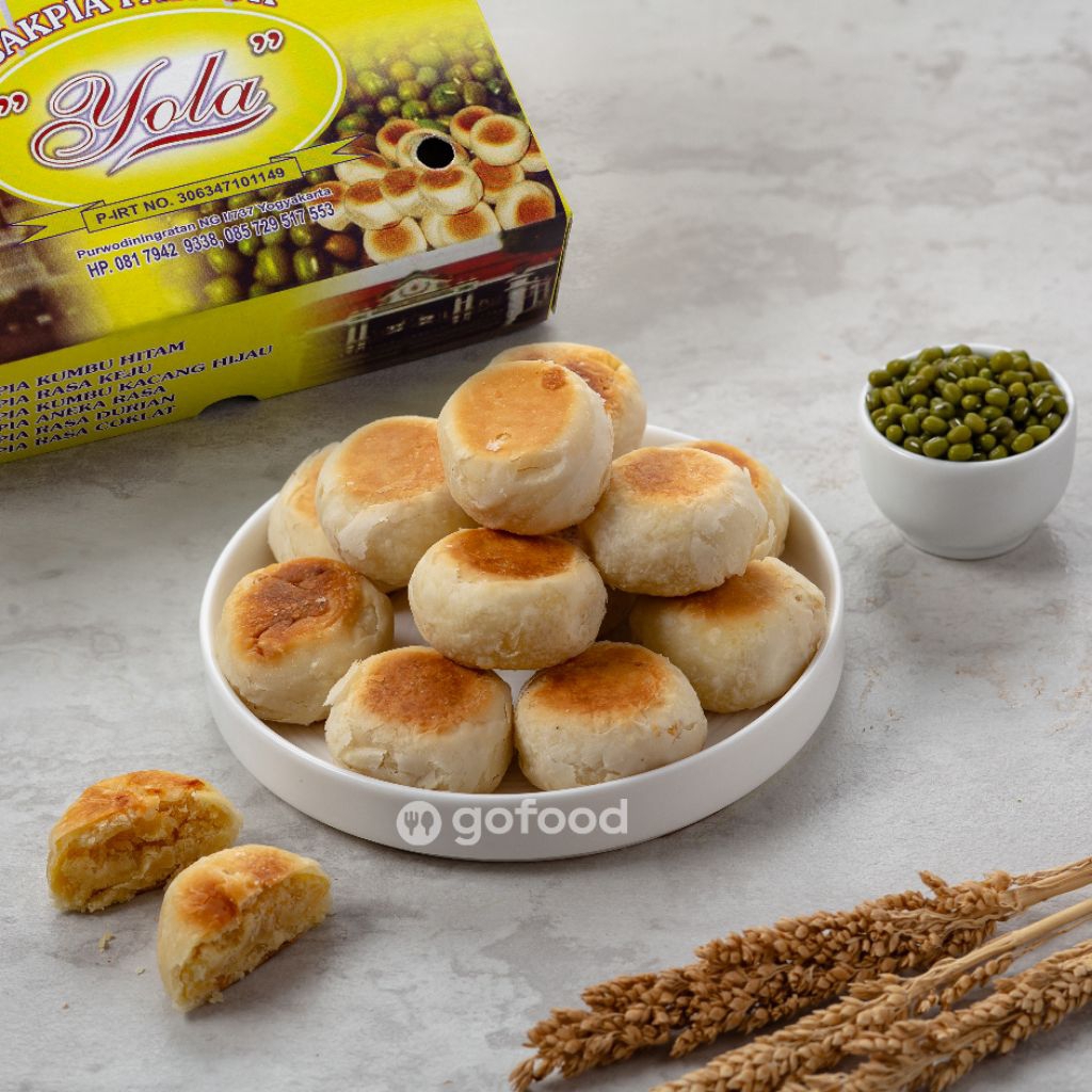 

Bakpia Pathok Yola Rasa Kacang Hijau (Isi 20)