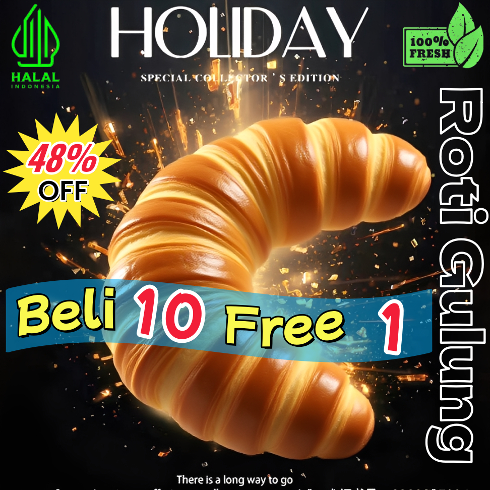 

【HALAL ROTI】Jepang Roti Manis Isi Selai/Roti Sarapan/Roti Anak Sekolah/Roti Gulung/HALAL Makanan/COD