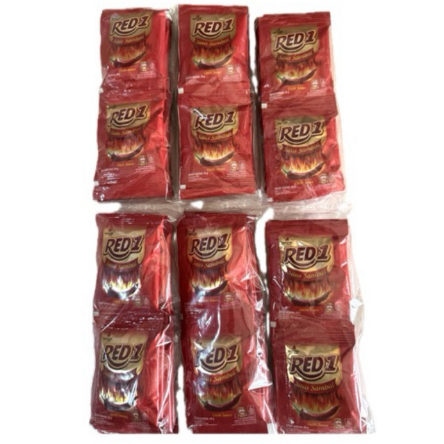 

RED1 Saus Sambal 20gr (10x20g) / Red 1 Saus Sambal