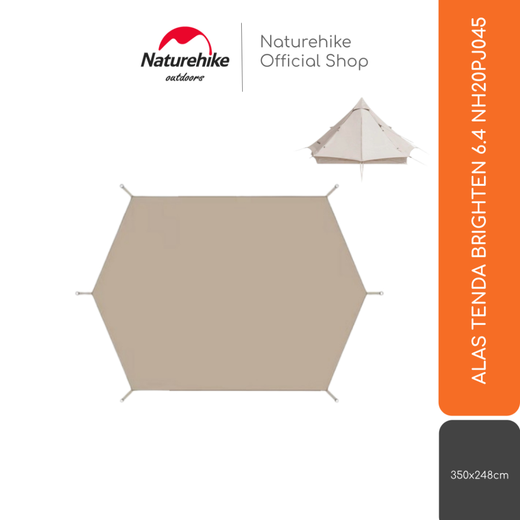 ALAS TENDA BRIGHTEN 6.4 FOOTPRINT MAT NATUREHIKE NH20PJ045