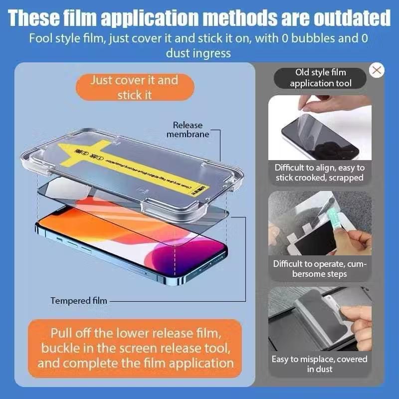 Tempered Glass Super Fit Bening for IPhone