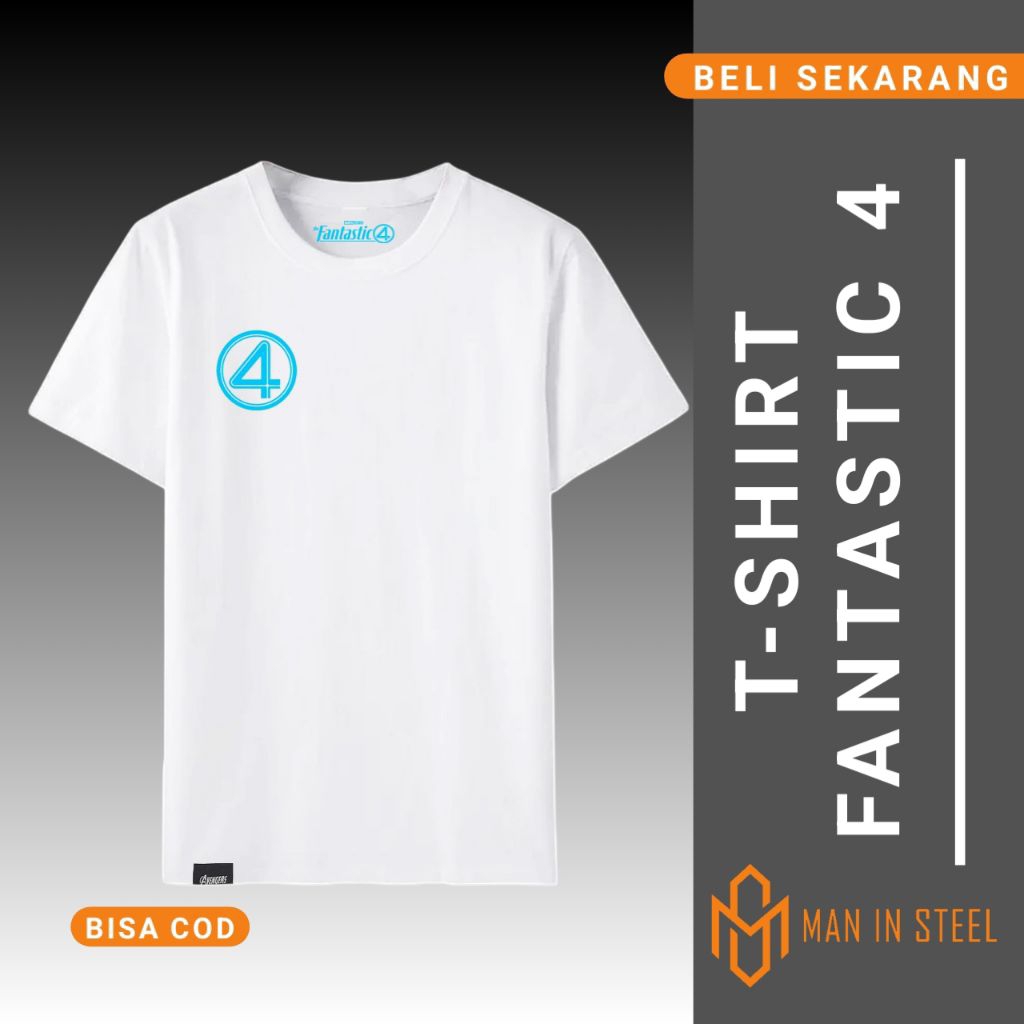 Kaos Tshirt Tees Distro Fantastic 4 Premium Marvel