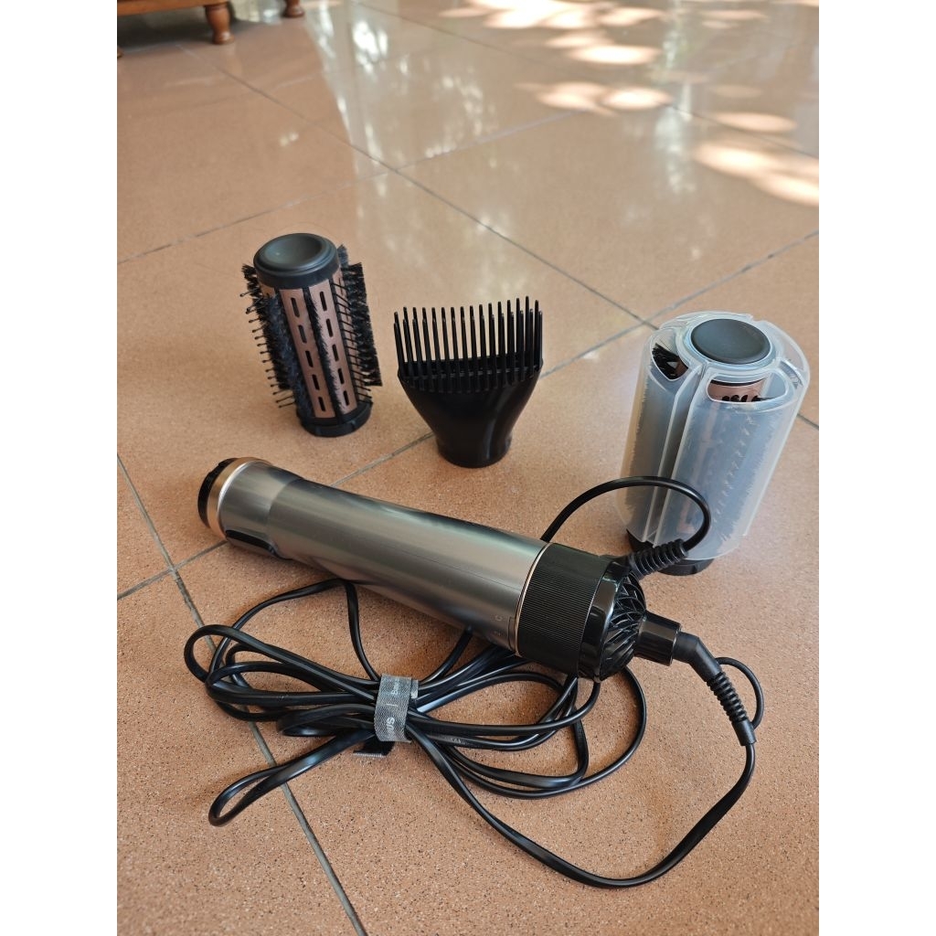 Remington hairdryer 3 head kepala original curly rambut catokan