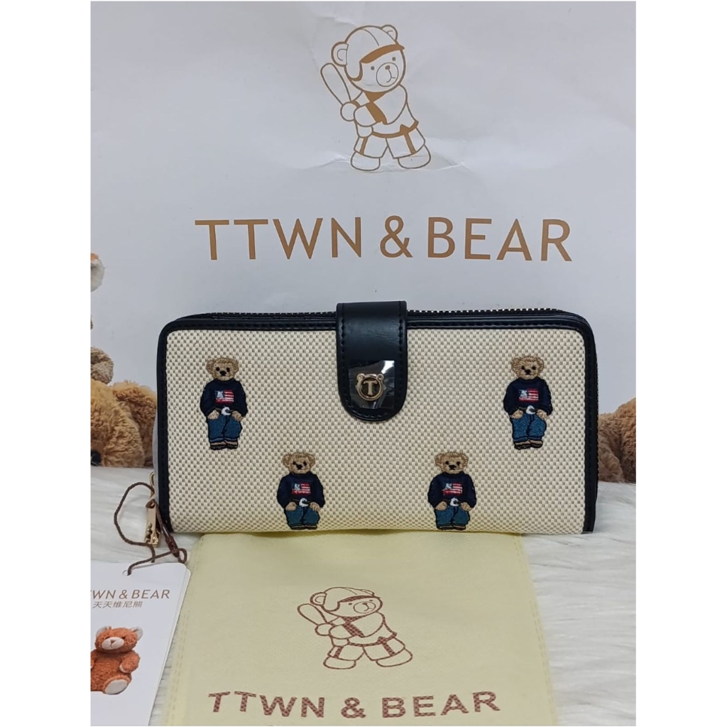 New dompet panjang kanvas ttwn ori bkk