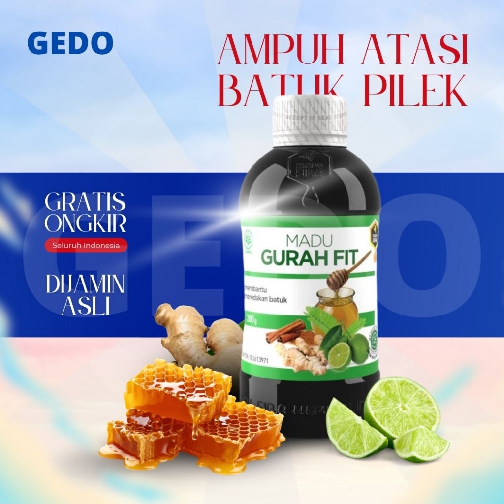 

Promo!! Madu GURAH FIT Asli Original Gurahfit Obat Herbal Batuk Pilek