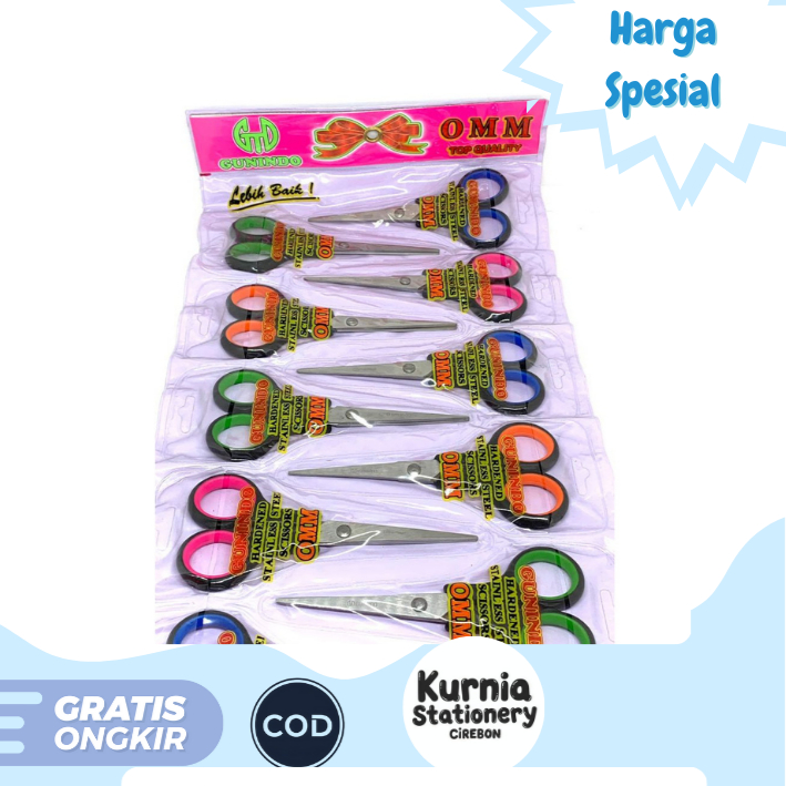 

Gunindo Scissors OMM Sedang / Gunting Serbaguna (Satuan)