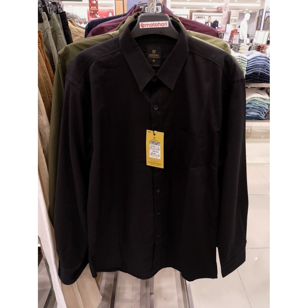 Scotch & Co Kemeja Modern Fit Pria Lengan Panjang