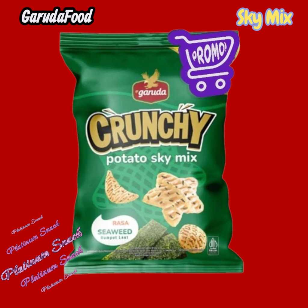 

Crunchy Potato Sky Mix Seaweed | Isi 10 Bks | Garuda