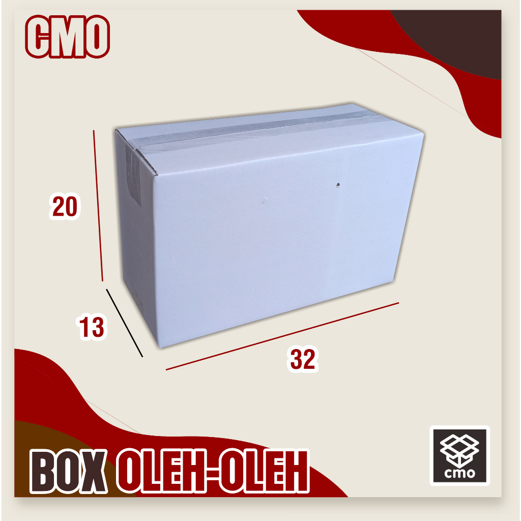 

Box Oleh Oleh 32x13x20 cm DUS polos | DUS kue | DUS Oleholeh | DUS kripik | box Murah