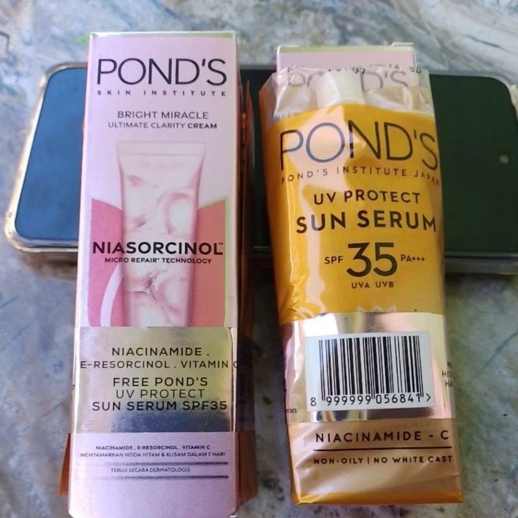 Ponds niasorcinol day cream 20g gratis spf 35 sachet
