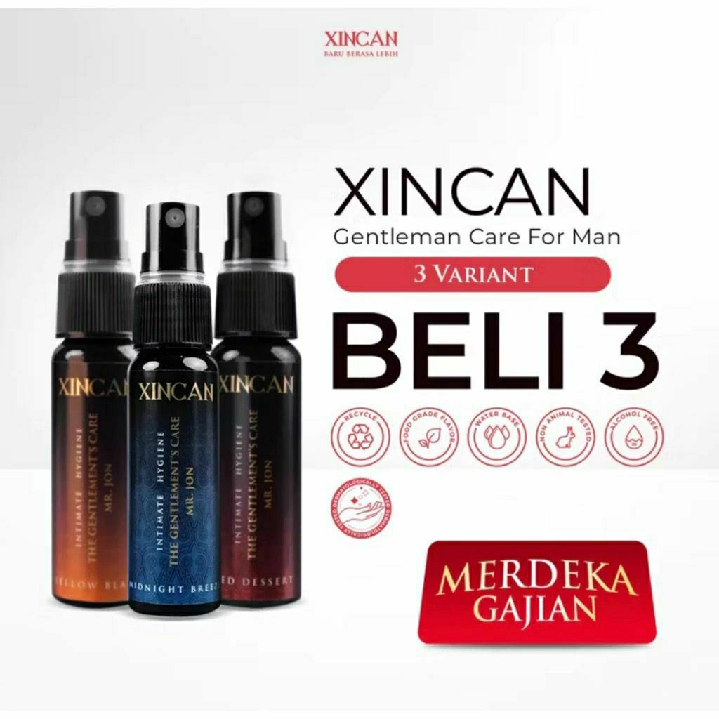 [READY] XINCAN HYGIENE SPRAY INTIMATE FOR MAN GENTLEMAN’S MR.JON