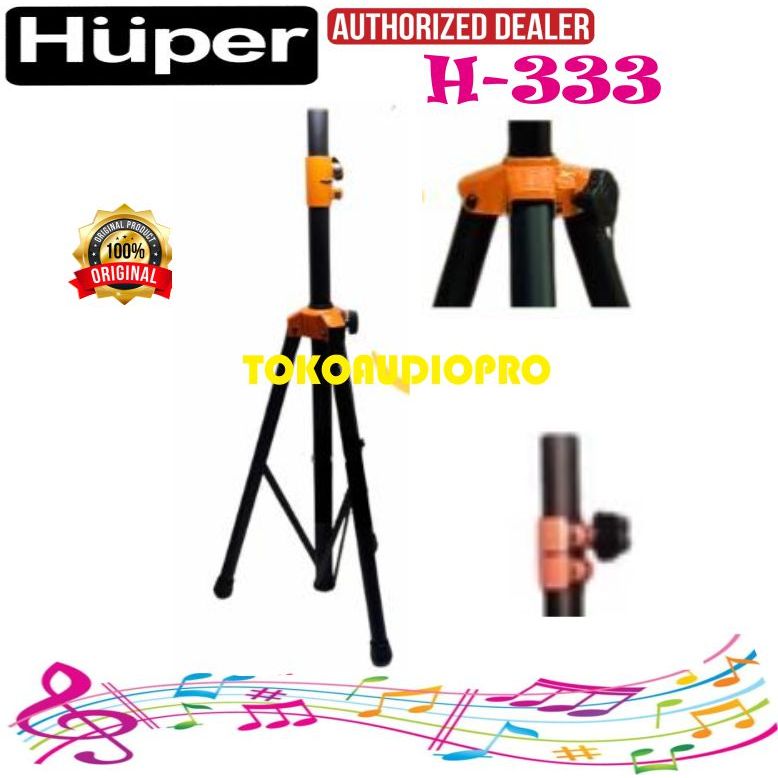 Stand Speaker Huper H-333 Stand Speaker Tripod Huper H333 Speaker Stand