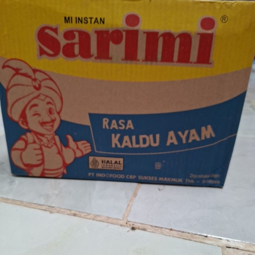 

Sarimi Kaldu Ayam 1 dus isi 40 bungkus Sarimi Kuah kaldu ayam 1 Dus isi 40 bungkus FREE PACKING SARIMI MIE INSTAN KUAH KALDU AYAM 70g