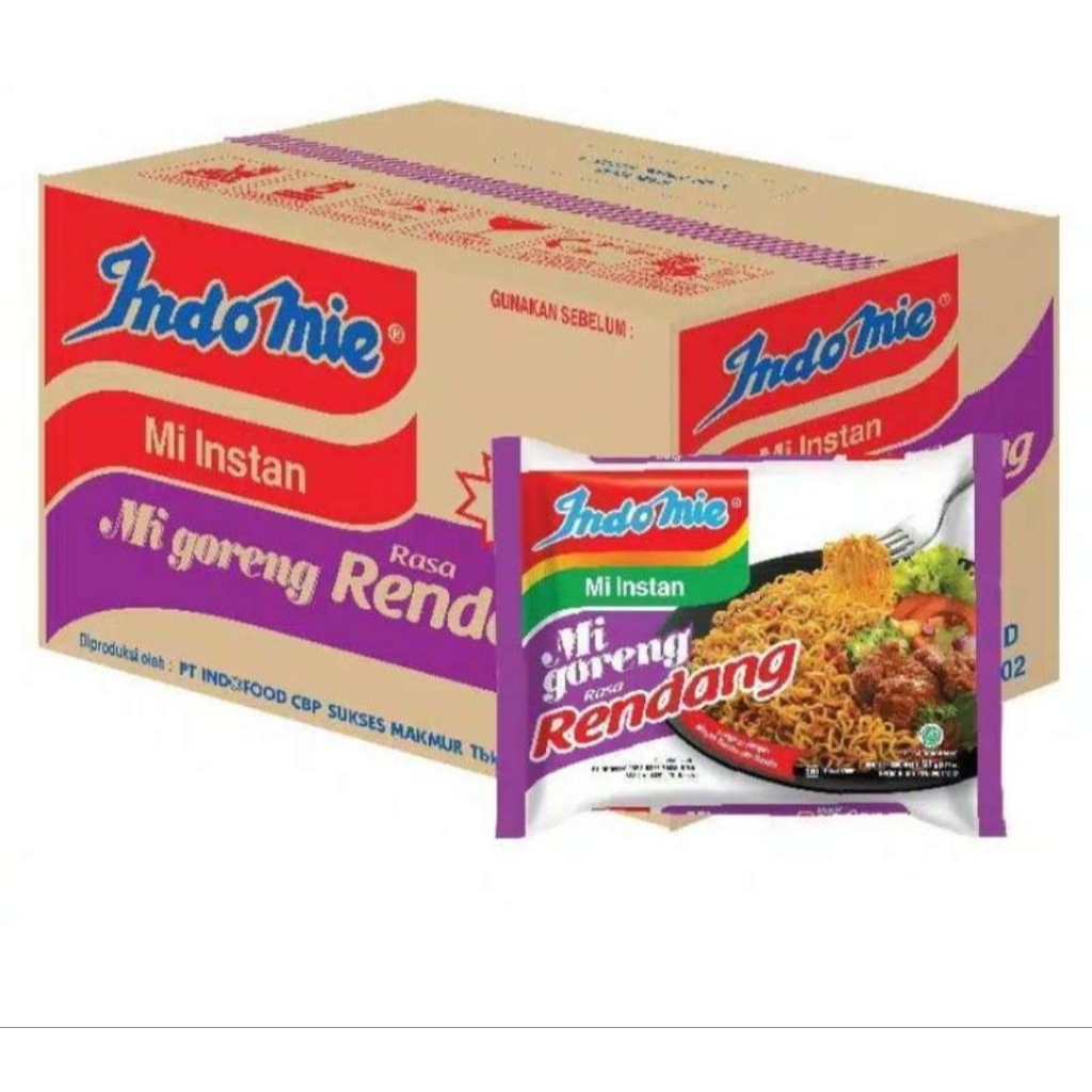 

Indomie Goreng Rasa Rendang 91 gram [ 1 Dus Isi 40 Pcs ]