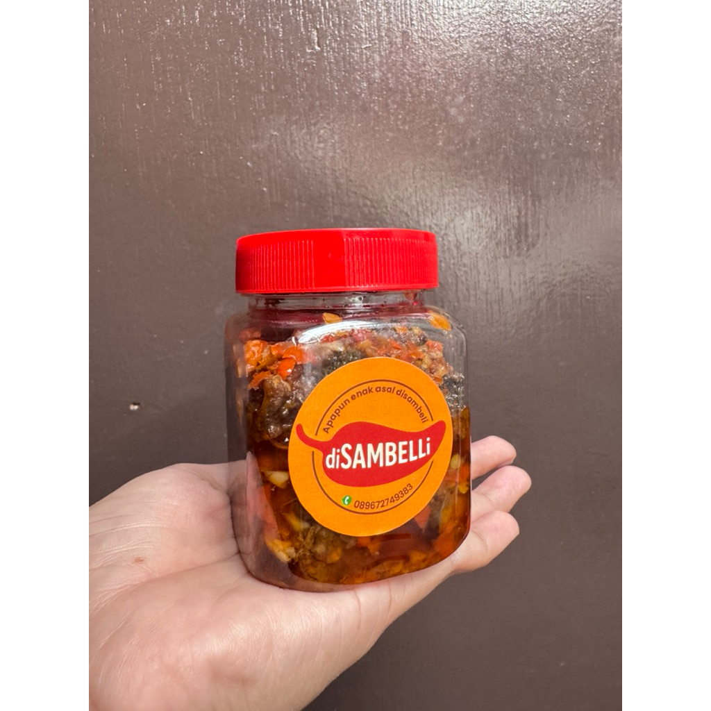 

diSAMBELli Sambal ati Ndower 160gr rasa daun jeruk ( gurih asin pedas, tidak manis)