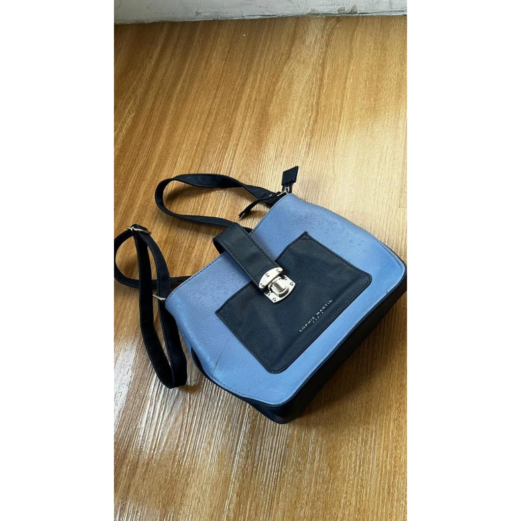 Tas Sophie Martin Original - Sling Bag Warna Biru Navy Selempang Wanita - Bekas Pribadi