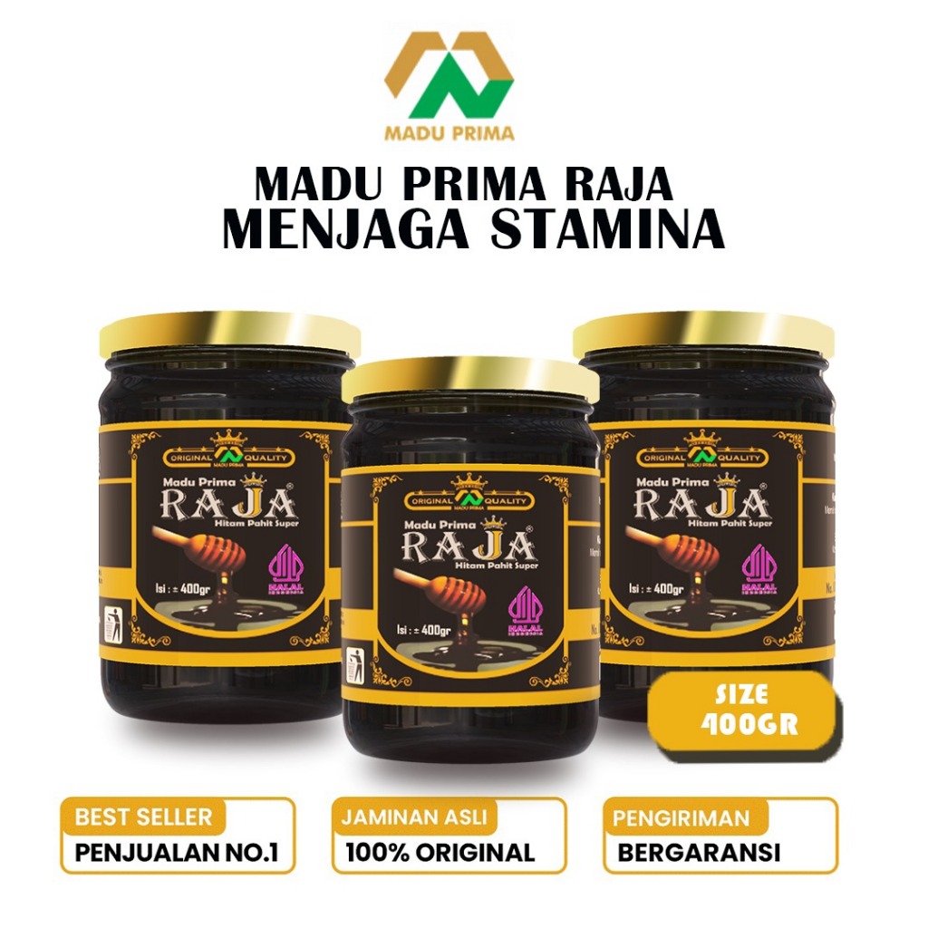 

MADU PAHIT SUPER ASLI 400GRAM X3 PRIMA RAJA ORIGINAL TANPA CAMPURAN APAPUN RAW HONEY JAGA STAMINA
