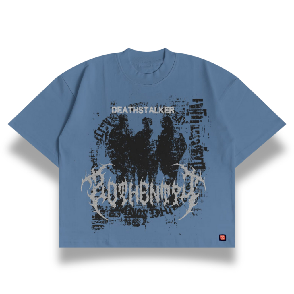 Kaos Boxy Cut Oversize Unisex Katun Combed 20s Deathstalker - Zothentic