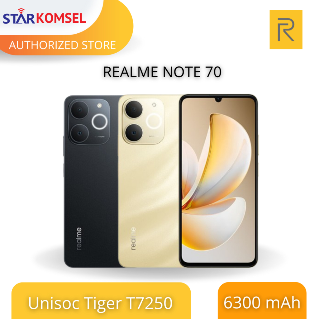 HP REALME NOTE 70 4/64 | 4/128 GARANSI RESMI REALME INDONESIA