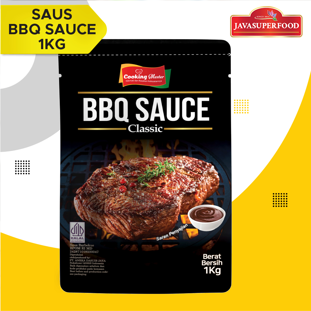 

[HALAL] Saus BBQ korea 1KG / Sauce daging BBQ STEAK.