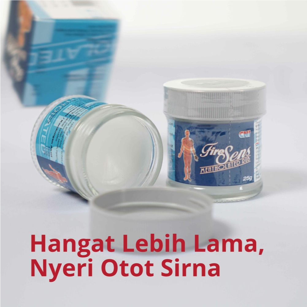 Firesens Mentholated Rub (Balsem) - Balsem hangat untuk meredakan pegal, nyeri otot, dan flu CNI Sto