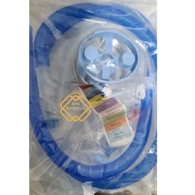 Breathing circuit dewasa gentec untuk ventilator icu