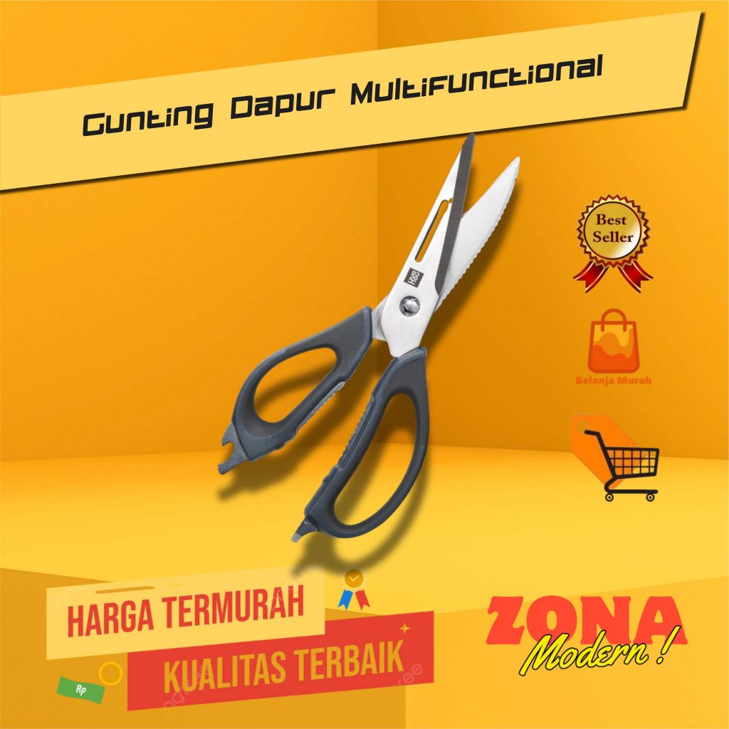 Gunting Dapur Multifunctional Detachable Scissors