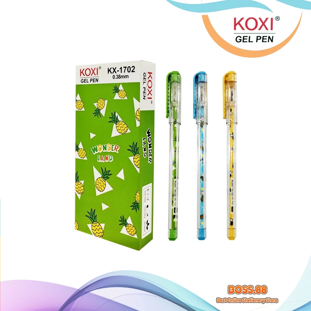 GEL PEN KOXI KX-1702 (12 PCS)