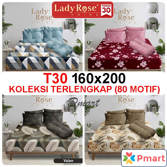 SPREI LADY ROSE 160x200 / SPREI LADY ROSE QUEEN / SPREI LADYROSE  /  SPRAI LADY ROSE 160x200