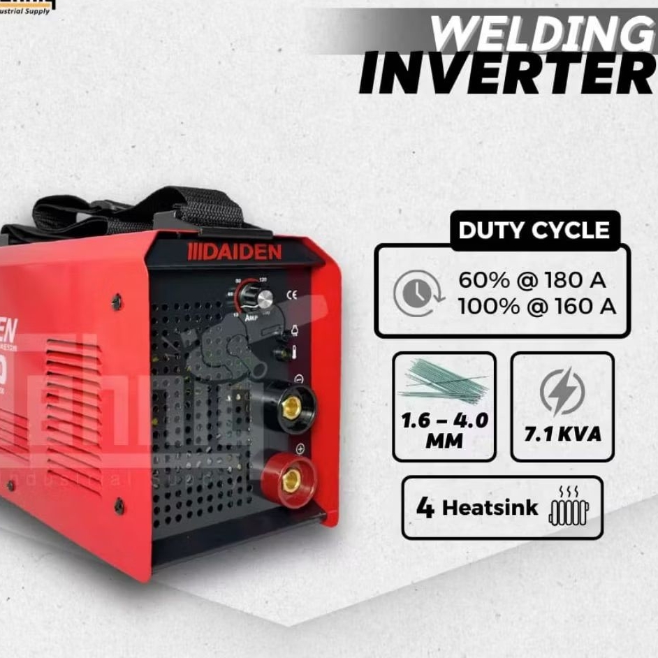 MESIN TRAVO LAS LISTRIK DAIDEN MMAi 200 / welding machine inverter daiden mmai 200