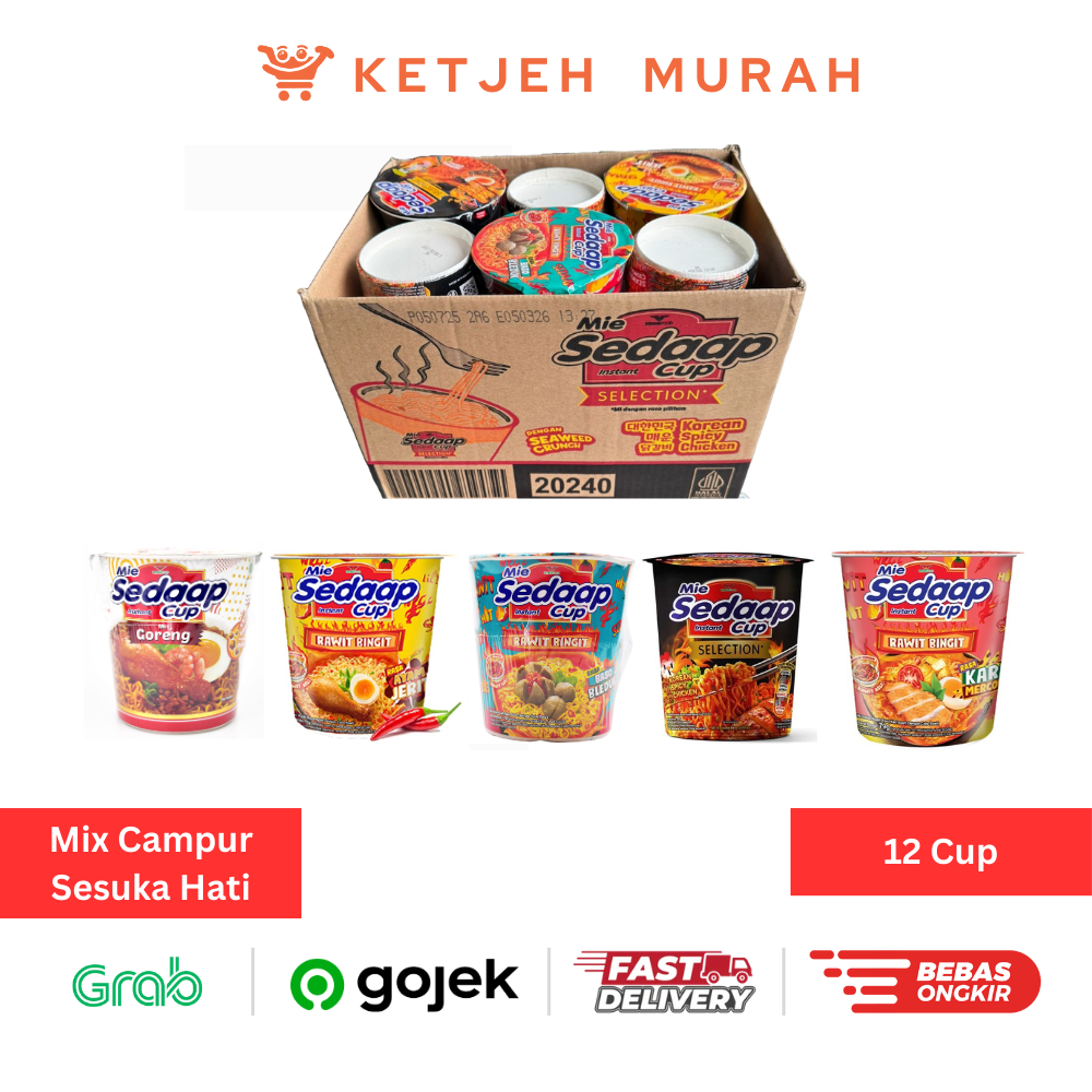 

Mie Sedaap Cup MIX Campur Rasa Sesuka Hati 1 Dus isi 12 Cup [Tulis di Note Catatan Pelanggan]