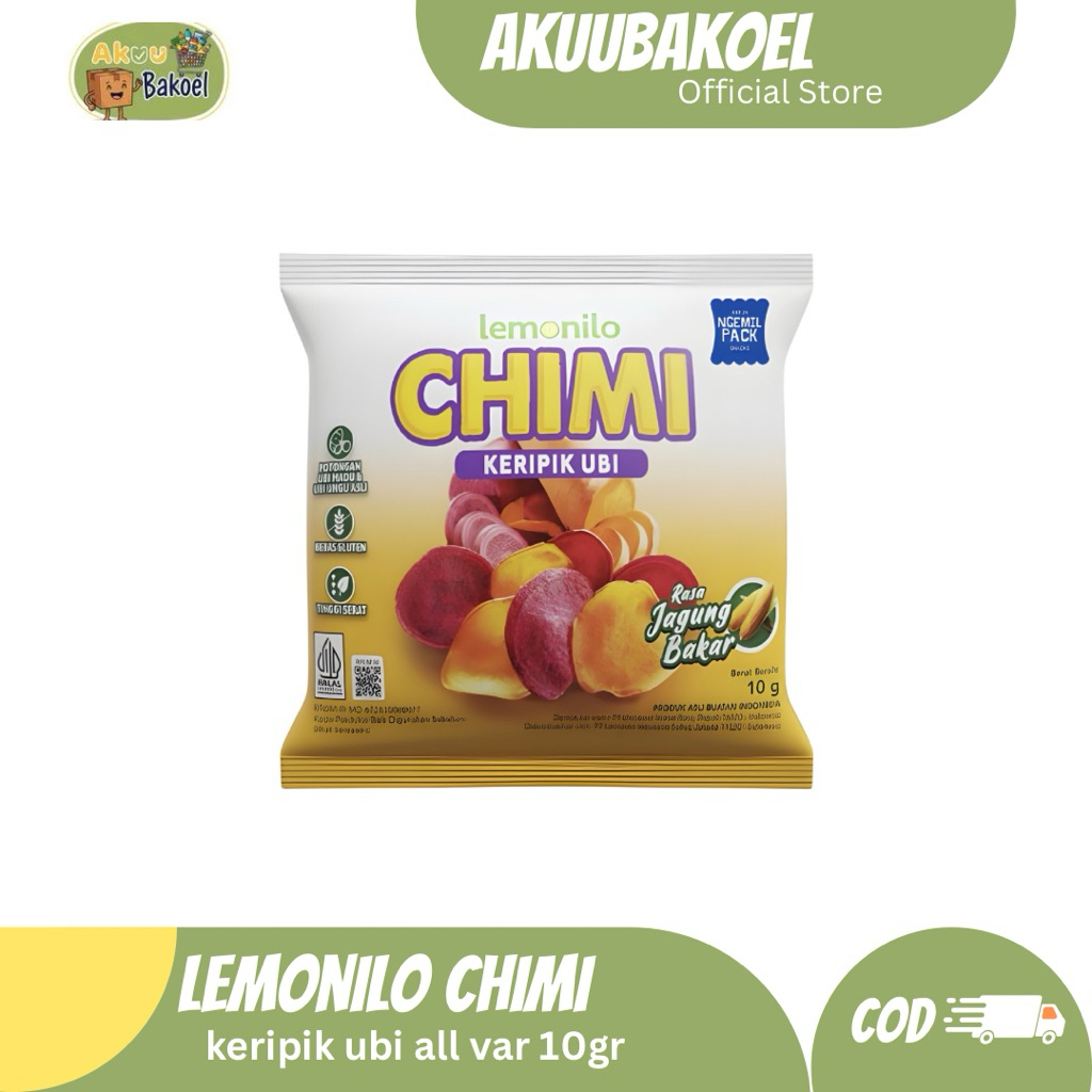

Lemonilo chimi keripik ubi 10gr (renceng)