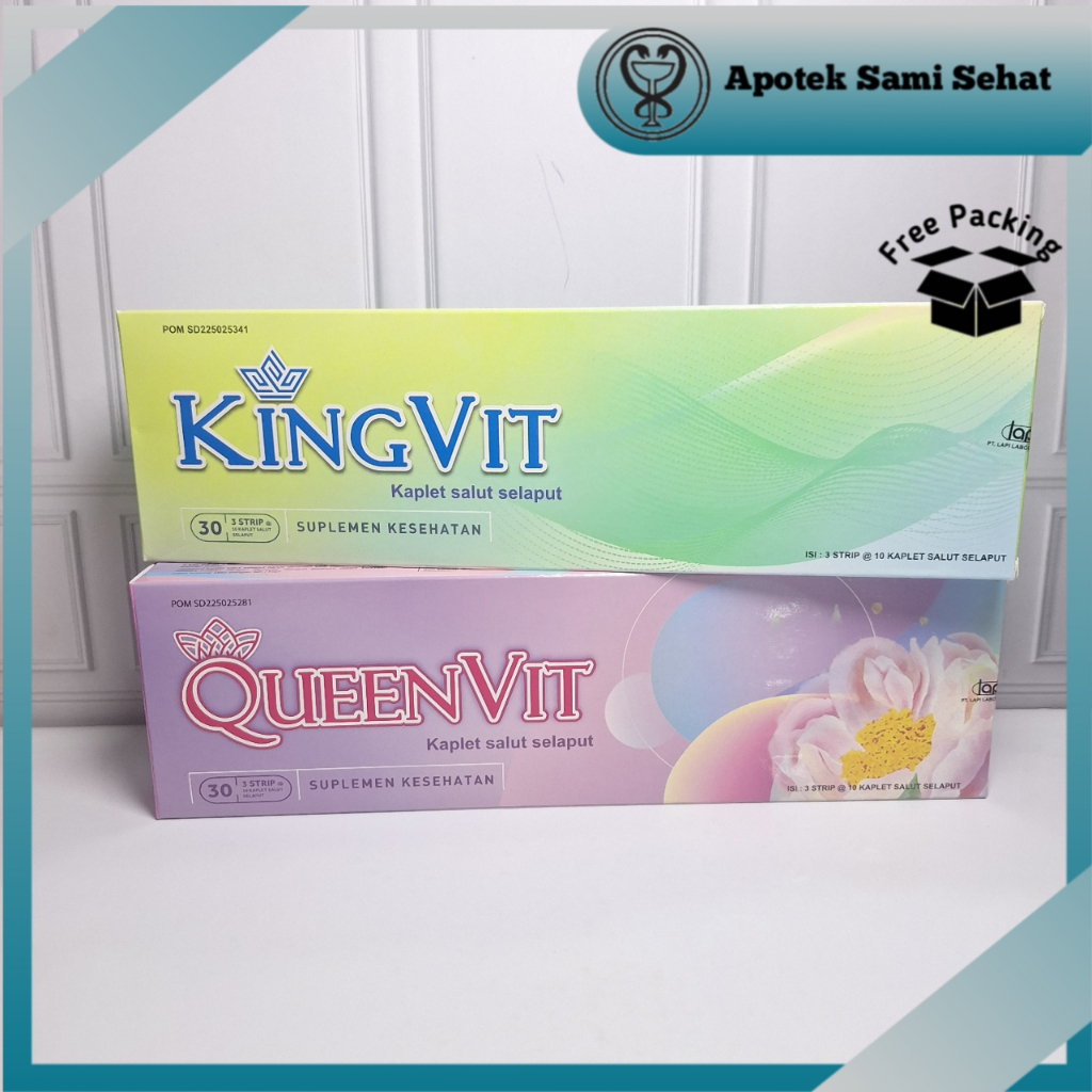 PAKET BUNDLING 1 BOX KINGVIT + QUEENVIT ( ISI 30 TABLET )