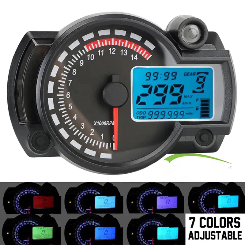 Spido meter Speedometer RPM Digital RX2N KOSO Spido meter koso digital universal semua jenis motor