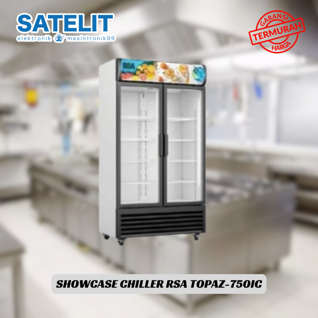 SHOWCASE CHILLER 2 PINTU RSA TOPAZ-750IC