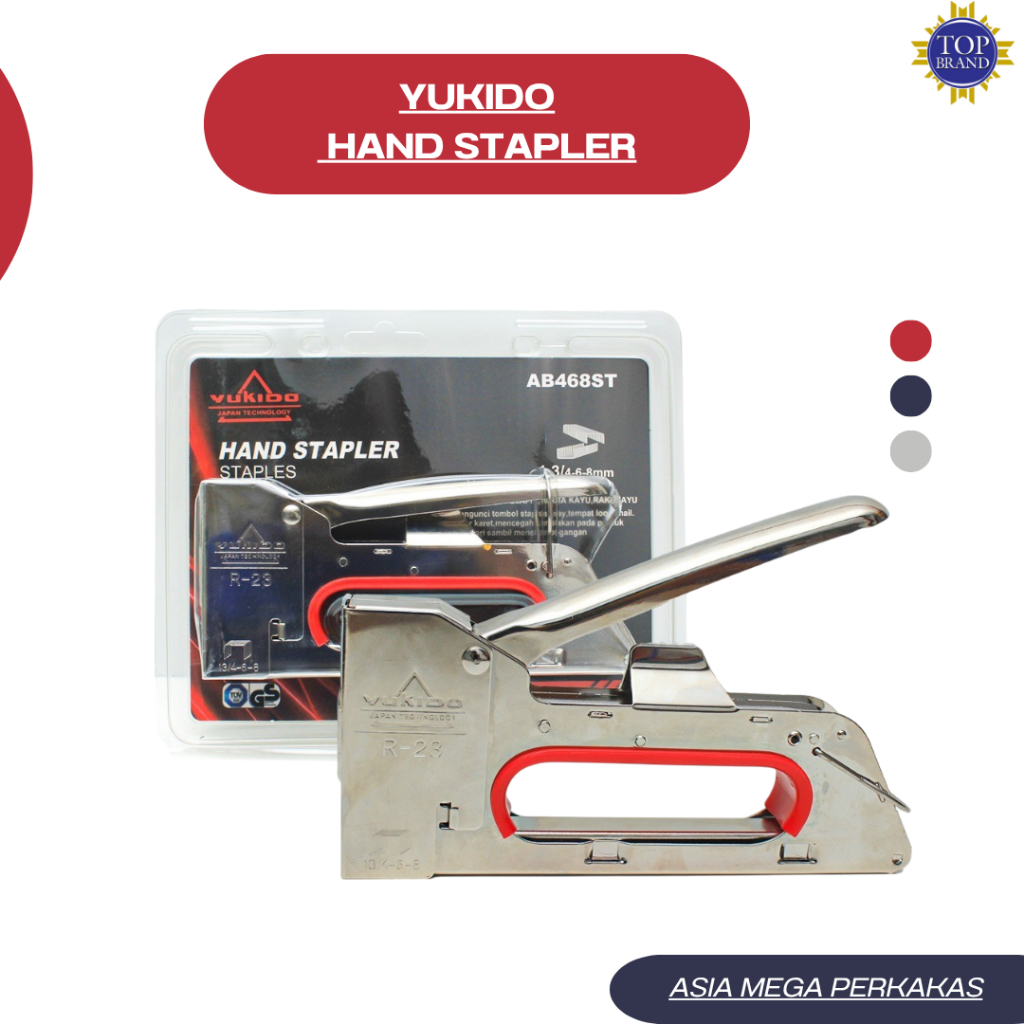

YUKIDO Gun Tacker GunTacker Staples Staple Stapler Tembak Kertas Kayu Jok 13/4-6-8mm