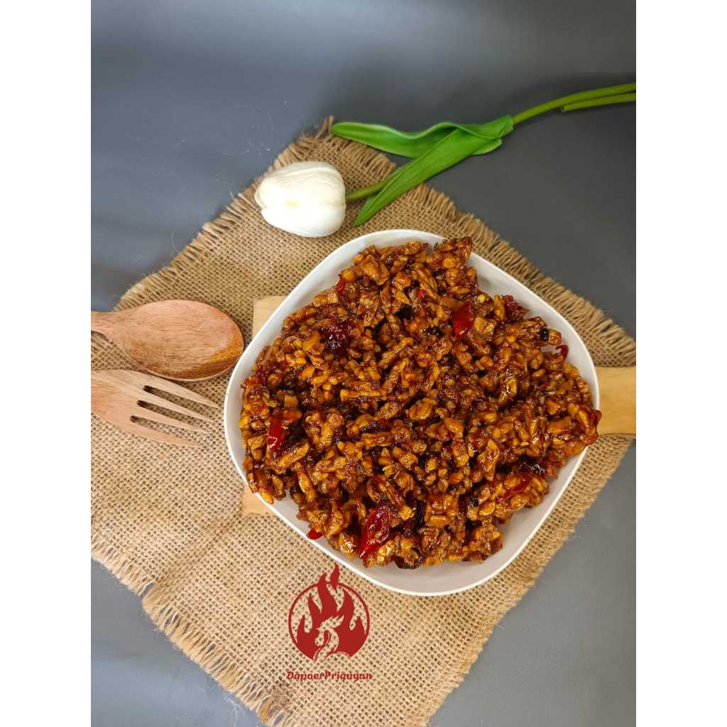 

tempe orek kering asam manis