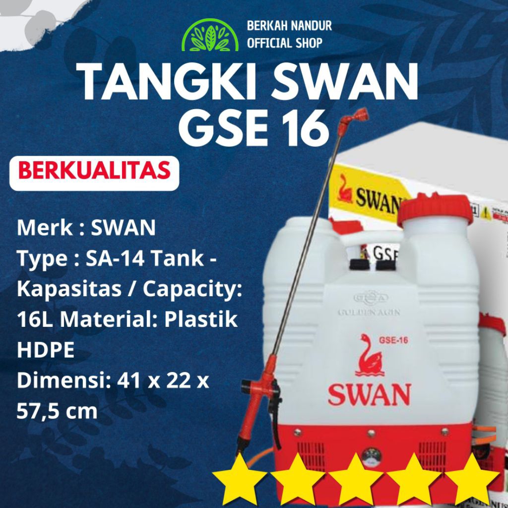 Tangki Swan GSE 16 Original Tangki Semprot 16 Liter Tangki Spray