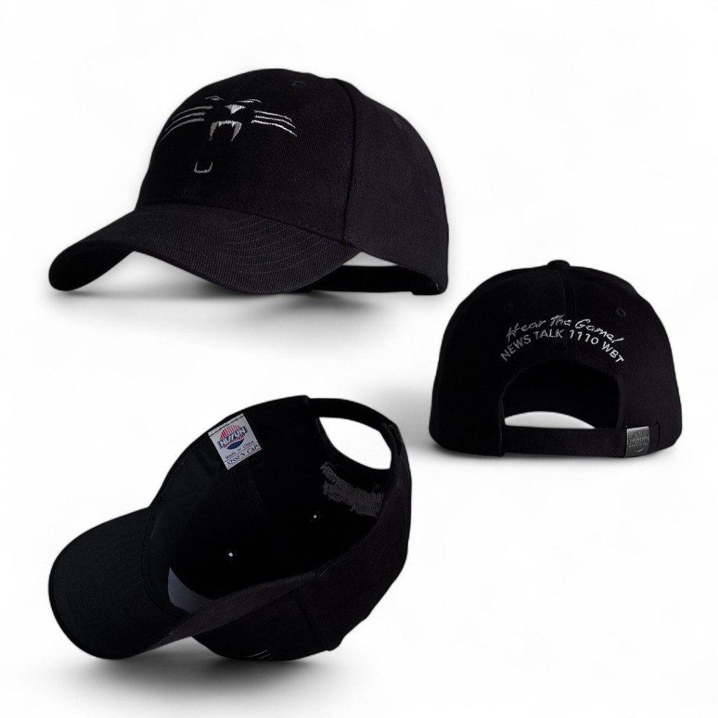 TOPI NISSUN CAP CAROLINA PANTHER HITAM